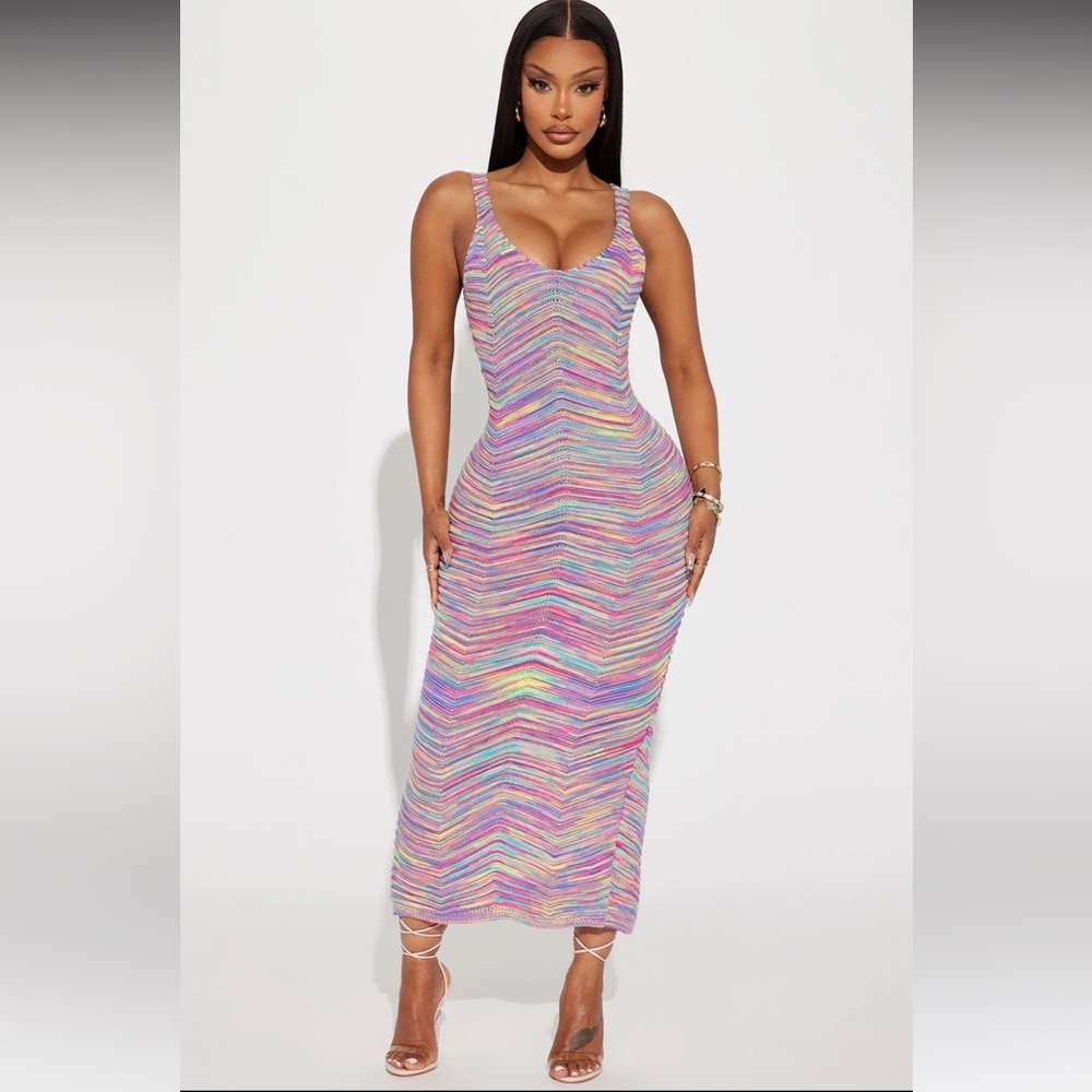 Rich Splash Maxi Dress